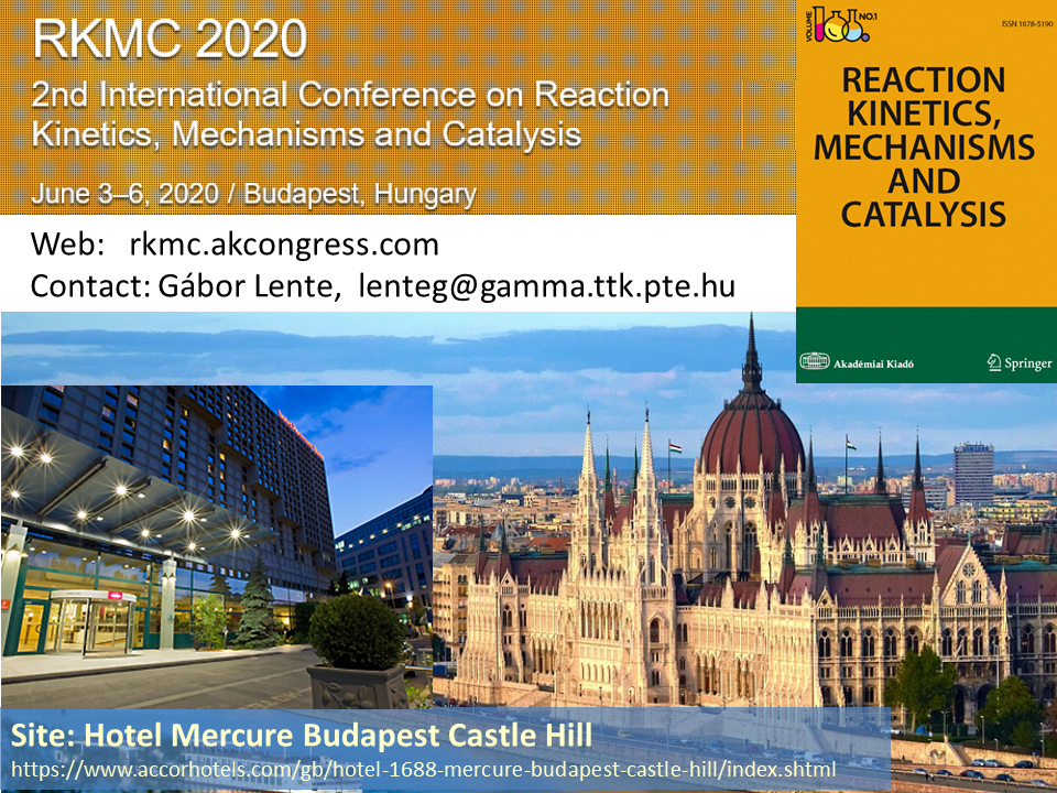 Reaction, Kinetics, Mechanism and Catalysis Conference - плакат